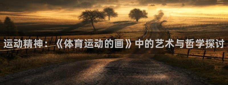 oety欧亿体育官网下载娱乐：运动精神：《体育运动的画》中的