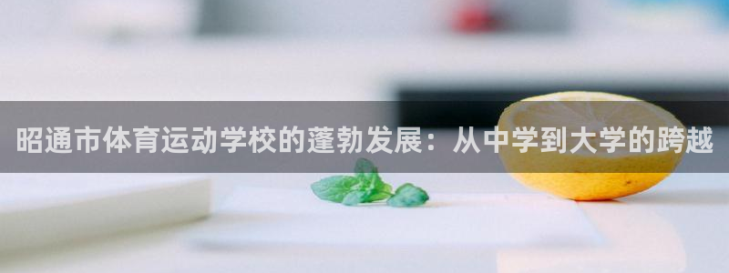 欧亿平台首页：昭通市体育运动学校的蓬勃发展：从中学到大学的跨